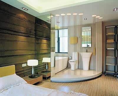 主卧卫生间装修方式之开放式卫生间装修注意事项!