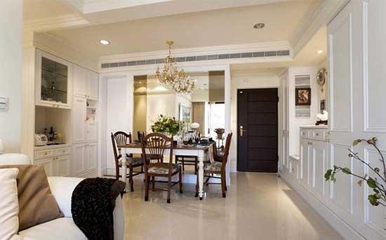 朋友家美式风格装修三房非常漂亮,满屋的柜子太实用了!