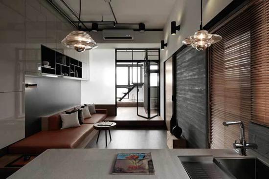 同事20平米的单身公寓装修,极致空间运用且功能齐全!