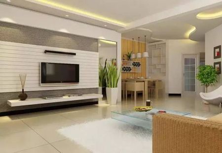 朋友圈疯传的电视背景墙装修案例,个性客厅空间装修新选择!