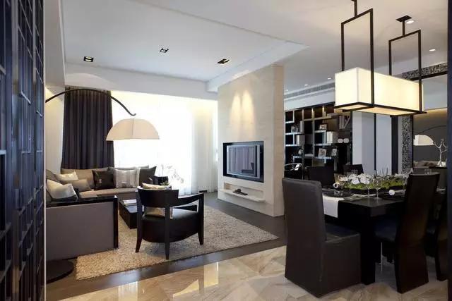 黑白灰搭配出的简约风格装修案例,时尚大气有质感!