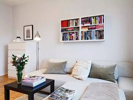 清新优雅的39平米单身公寓装修案例,蜗居也幸福!