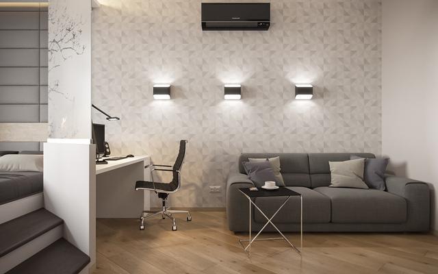 格外时尚的现代风格两房装修案例，朋友却说是不是性冷淡！