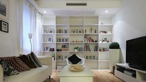 82平米现代简约风格婚房装修，满墙的柜看着令人烦燥！