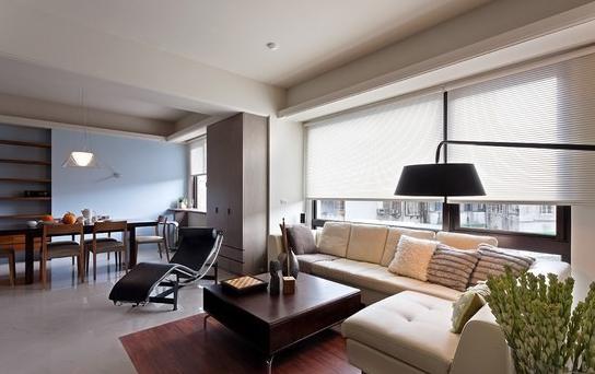 同事大户型新家现代简约风格装修简洁大方，令人羡慕不已！