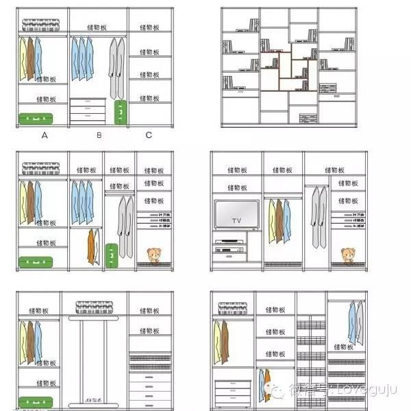 衣柜尺寸标准要科学实用!超全的衣柜尺寸快收藏!