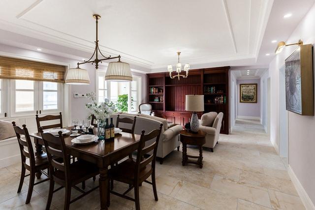 海归同学138平现代美式装修的新家，进门就被惊到了！