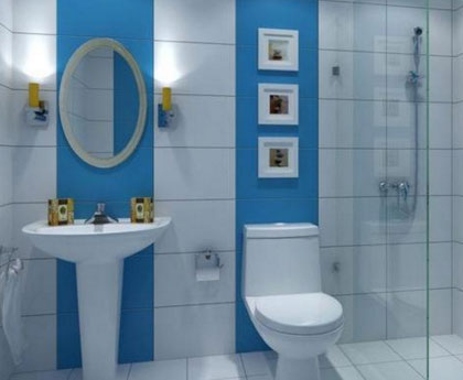 卫生间里的管道要这样安装的,不然会漏水哦!