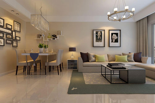 预算不够设计来凑！简洁的客厅装修效果图，省钱装修有办法！