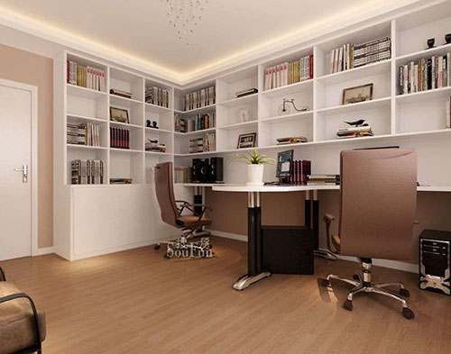 设计师自己家的书房装修设计，你要不要来一套？