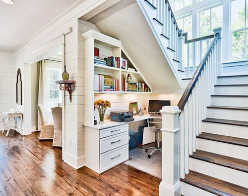 楼梯拐角的充分利用,你会喜欢哪一种?