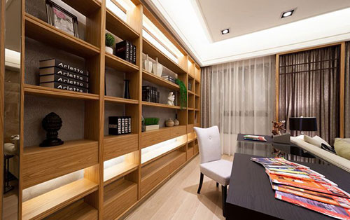 漂亮的书架，给家里装一套，装修档次立马高大上！