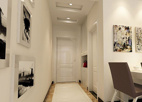 入户吊顶这样装修,看过的朋友都说很大气!