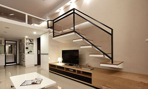 买了复式楼,楼梯就要这样装!不要太漂亮哦!