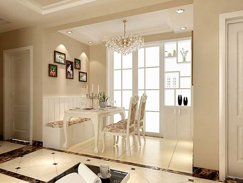 餐厅面积小,那么可以考虑卡座式餐厅装修!