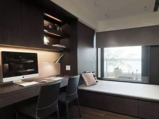 邻居家的书房榻榻米装修实在太漂亮,发业主群被赞爆!