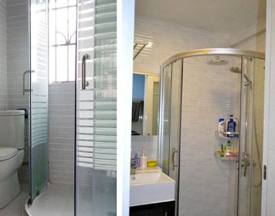 几平米的卫生间干湿分离可以这样做,以前怎么就不知道啊!