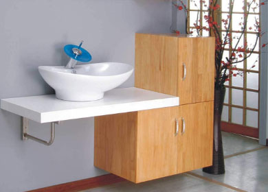 卫生间能不能用实木浴室柜?浴室柜的选择和保养方法!