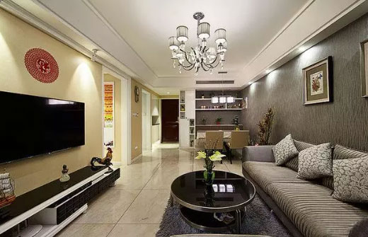 全屋墙面采用壁纸装修的两房案例,朋友圈火了好几天!