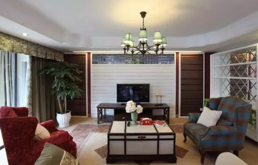 楼上邻居家美式风格装修格外大气,浴室柜外移想法太棒了!