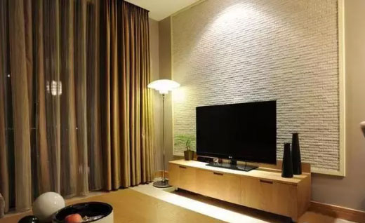 大气的现代风格装修案例，一个电视背景墙就让大家折服！