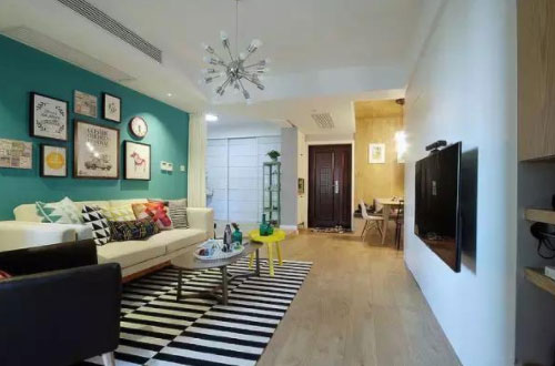 朋友新家入住,地中海混搭风格装修,朋友圈里褒贬不一!