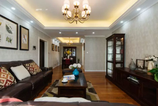 表弟看了我家美式风格四居室装修后,经常过来拍照借鉴!