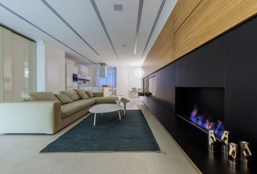 超简洁的现代风格装修案例，职场成功人士都非常喜欢！