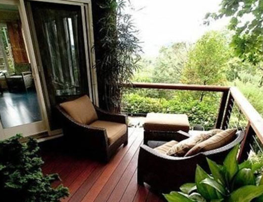 漂亮的休闲小阳台装修案例,家里的小阳台千万别浪费哦!