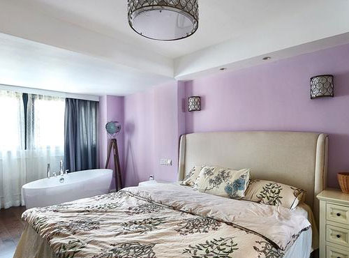 朋友晒混搭风格装修的三房,淡蓝色墙面让人印象深刻!