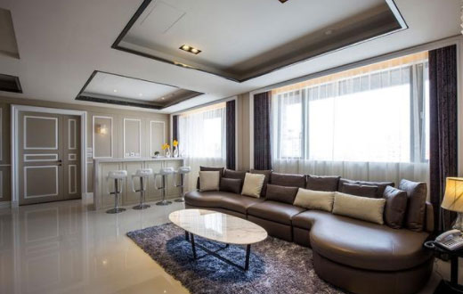 200平米的奢华大气美式风格装修案例,卫生间比卧室都大!