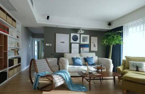 幸福感满满的小三房装修,色彩搭配很舒服获赞无数!