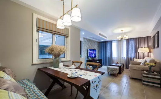 美式田园风格装修案例,卧室阳台装修优雅温馨!