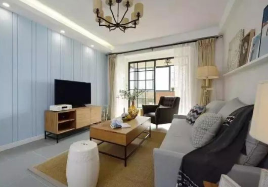 清爽简约两房装修,客厅阳台的装修让大家纷纷点赞!