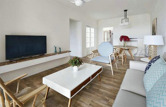 如此简洁却让人感觉无比温馨的装修案例,你喜欢吗?