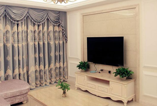 闺蜜家简欧风格两房装修,瓷砖电视背景墙好经典!