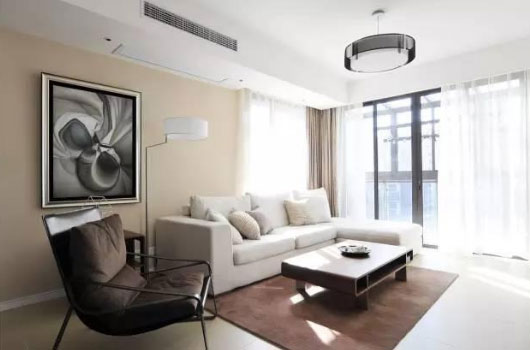 黑白色与原木色打造的现代风格装修，厨房装修干净利落！