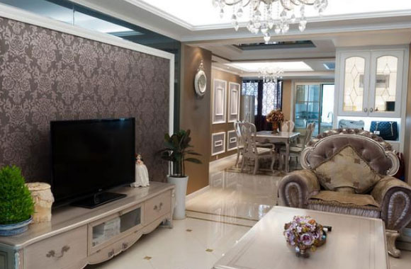 同事家大三房装修,刚完工就晒朋友圈,效果真的漂亮!