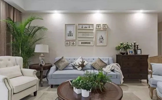 简洁的法式风格二房装修案例,温馨实用不乏浪漫情怀!