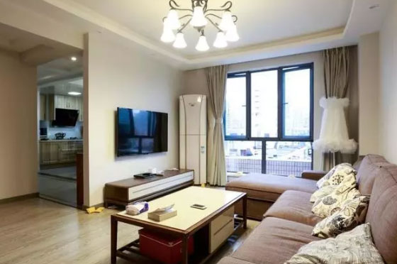 同事买的二手房,改造后的小两房装修简洁却很温馨!