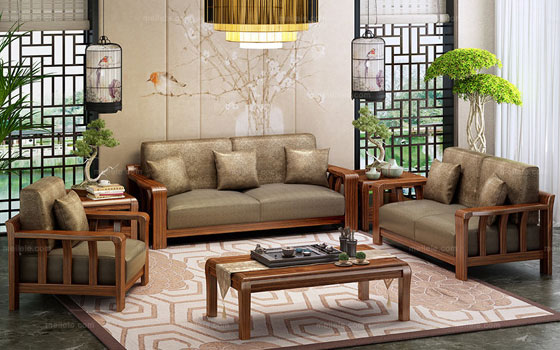 如何打造一个轻盈自然的洛可可风格沙发布置?