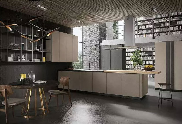 月薪没有三万，这样的开放式厨房装修设计只能看看！