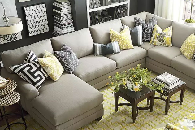 小型客厅沙发摆放这样做,蜗居也能变豪宅!