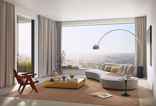 欧式太奢华？大户型客厅装修设计不仅大气，还超有品位！