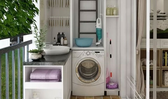 小户型空间不够用,漂亮又实用的阳台改造装修案例!