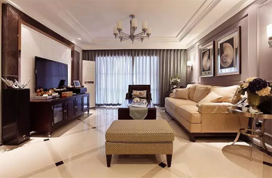 幸福感很强的小别墅装修,地面瓷砖铺贴方式真的非常漂亮!