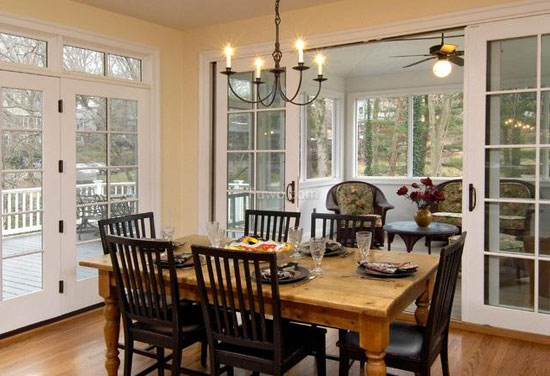 家居空间玻璃推拉门的应用位置,玻璃推拉门装修案例!