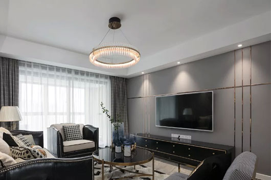 简洁大方又不失美感的电视背景墙装修,颜值控的最爱!