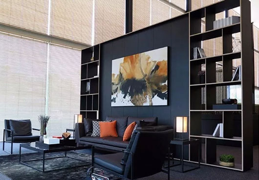 还在装修独立书房?客厅式书房装修,更多藏书空间更实用!