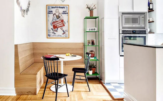 家里面积小如何装修?利用墙面拐角拓展收纳空间!